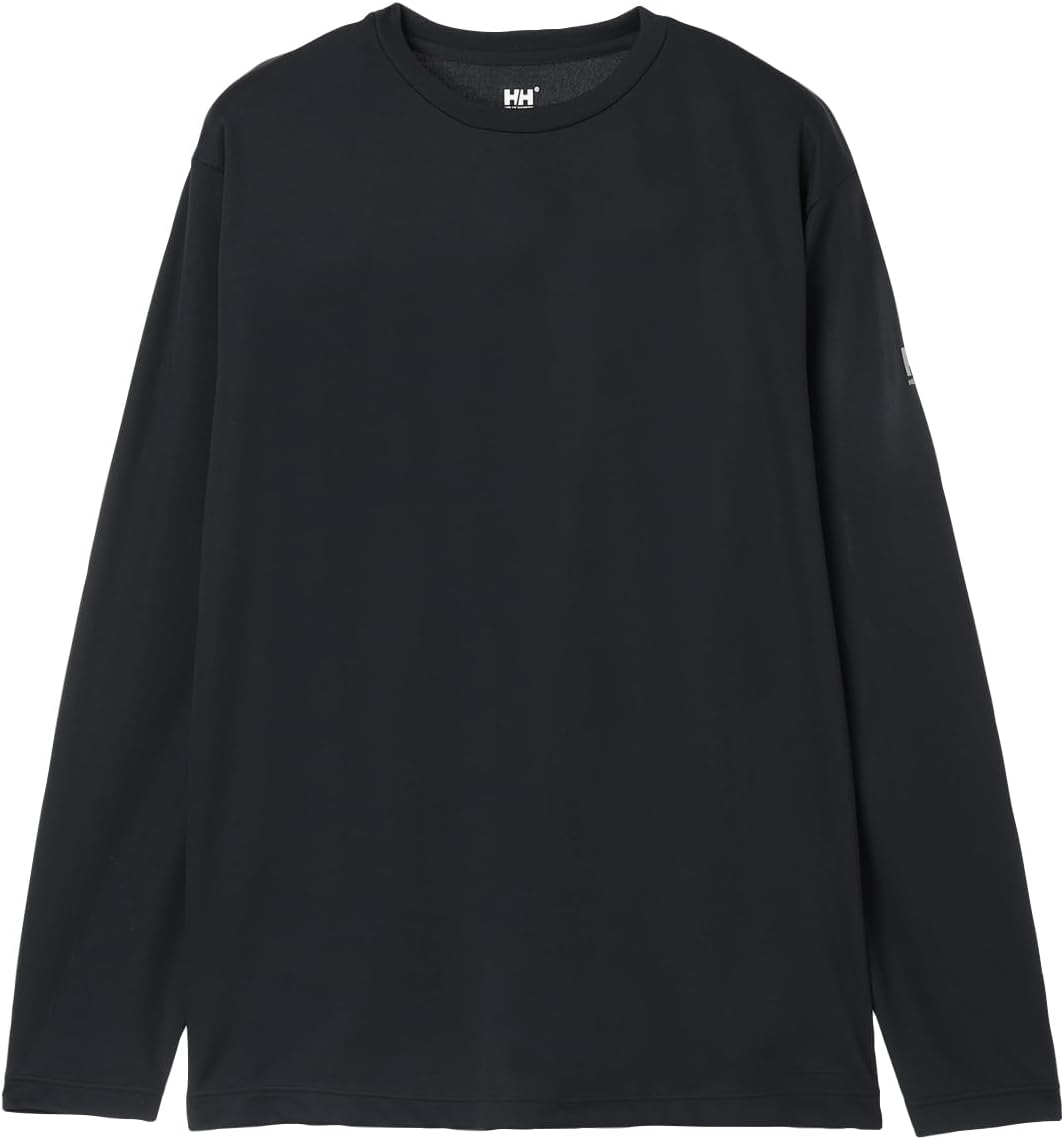

Мужская футболка с длинным рукавом Helly Hansen HH32500, модель Team Dry Ty, впитывает пот, быстро сохнет, устойчива к УФ-излучению и запахам, унисекс, черный
