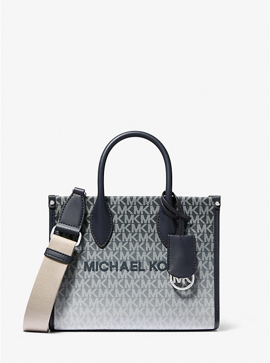 

Маленькая сумка через плечо Mirella с фирменным логотипом и эффектом омбре Michael Kors, синий