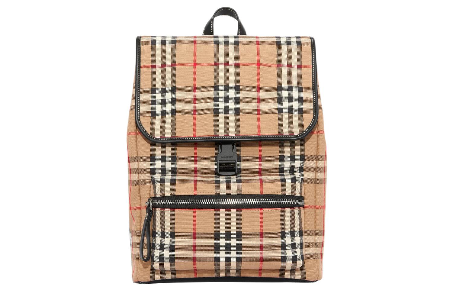

Burberry Винтажный кожаный рюкзак унисекс архивный бежевый