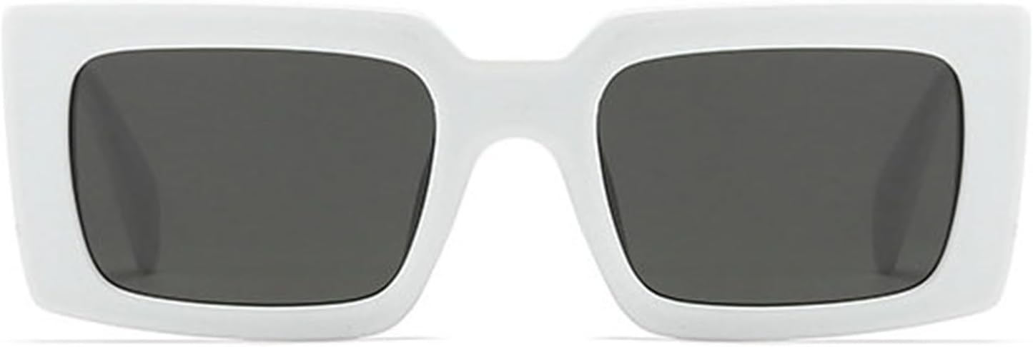 

Солнцезащитные очки Willochra Fashion Square для женщин, солнцезащитные очки с градиентным цветочным и леопардовым принтом для мужчин, очки для вождения на открытом воздухе F27, White