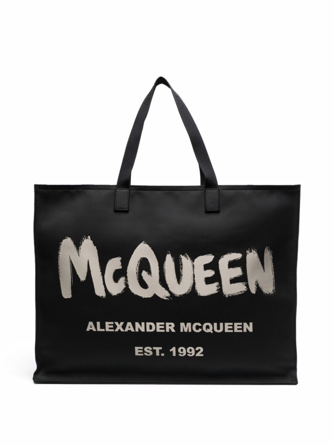 

Alexander McQueen сумка-тоут с логотипом, черный