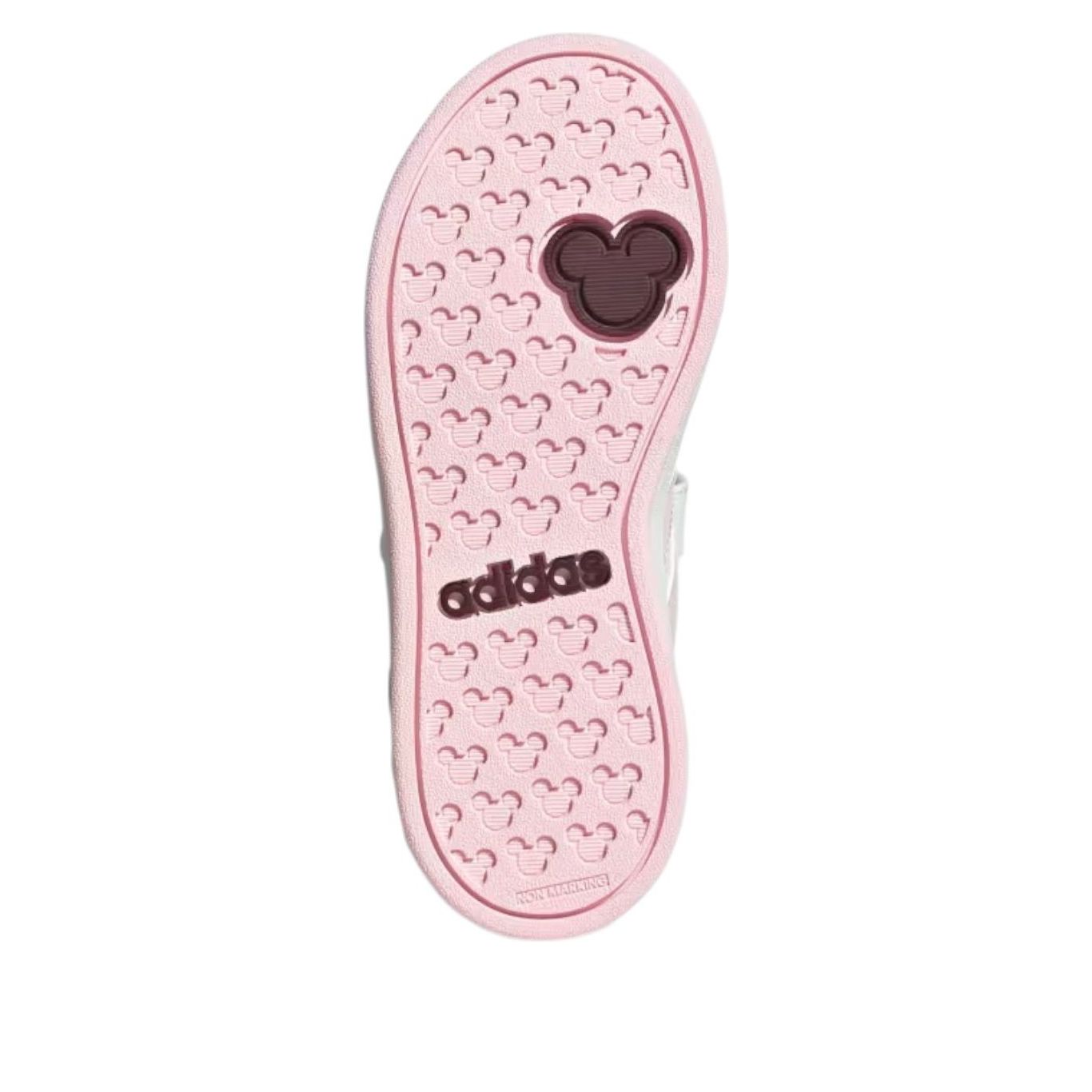 Кроссовки (GS) adidas x Disney Minnie Mouse Grand Court 'Cloud White Clear Pink' — фото 4