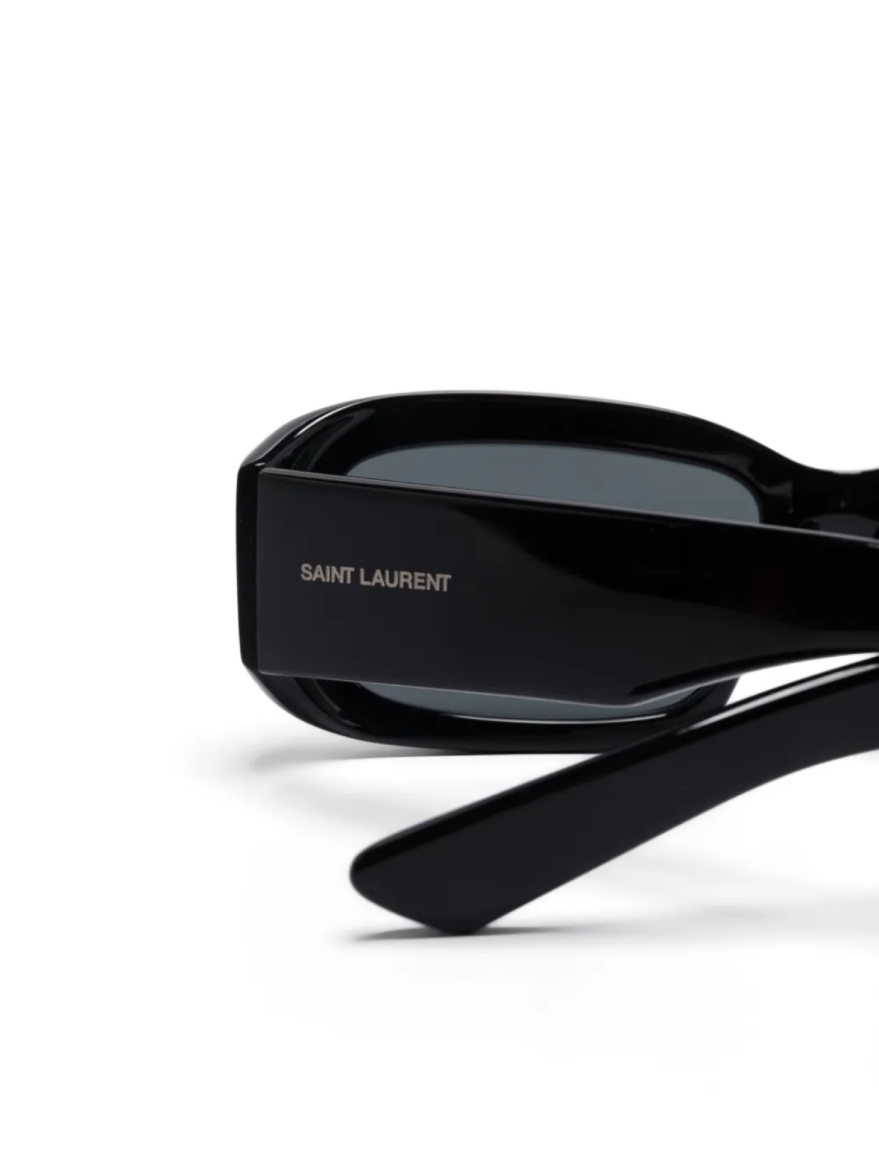 Солнцезащитные очки в прямоугольной оправе Saint Laurent Eyewear, черный — фото 3