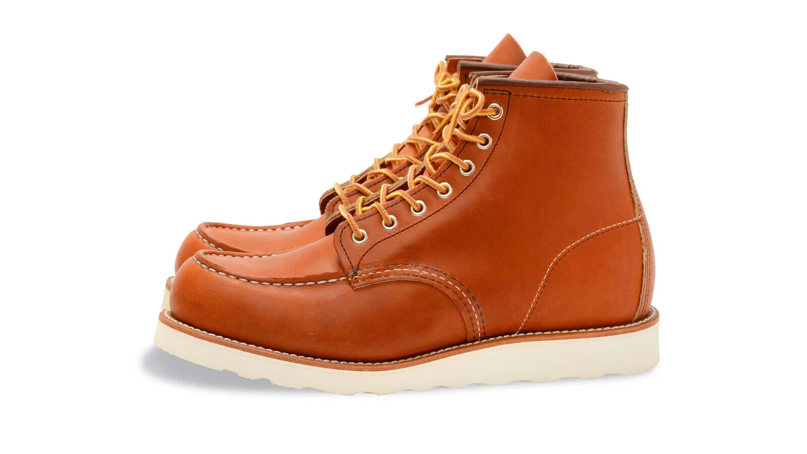 Red Wing Classic Moc 875 мужские коричневые кожаные ботинки высотой 6 дюймов с удобной классической колодкой Red Wing Shoes — фото 2