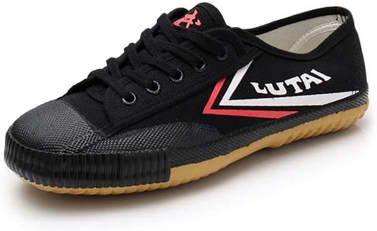 

Кроссовки из дышащего канваса для боевых искусств, низкие, удобные для кунг-фу, паркура и повседневной ходьбы Ficarico, черный