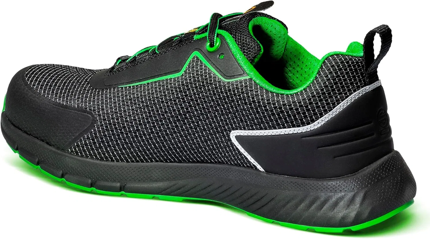 Обувь для пожарной безопасности Sparco Unix Traction S1ps Sanyo, Black-Neon Green — фото 3