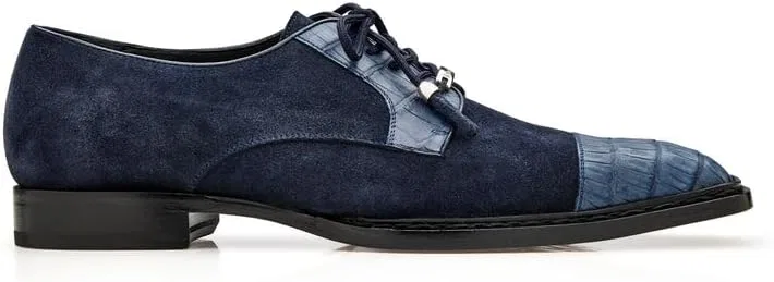 Мокасины кожаные Belvedere Capitano Navy — фото 2
