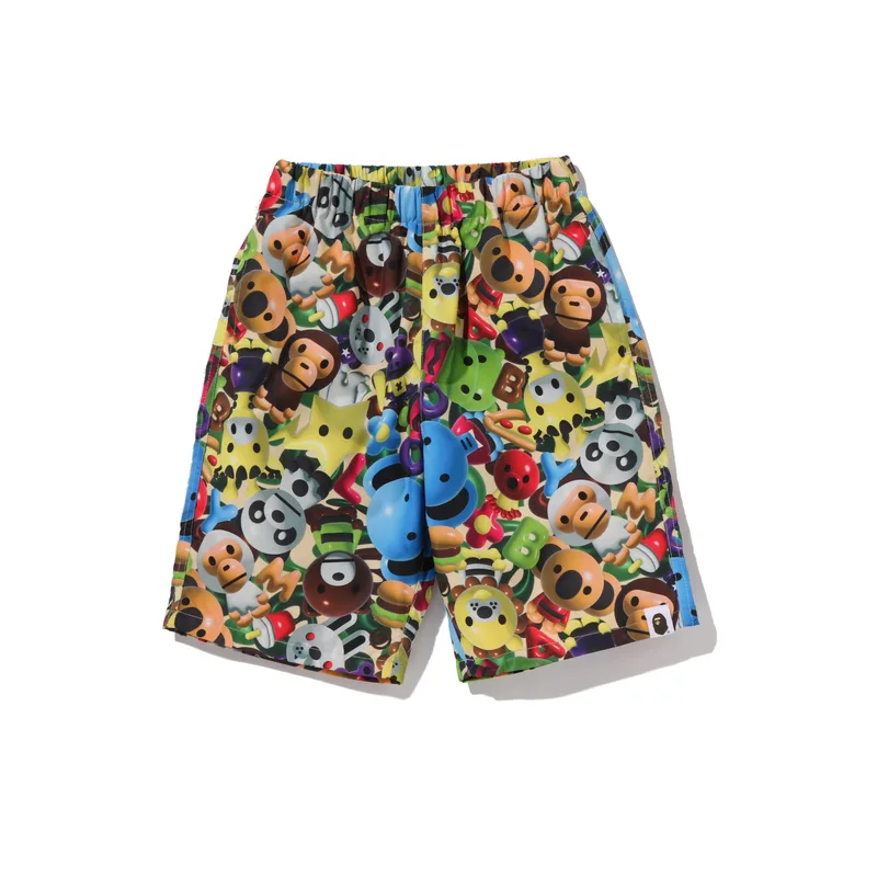 Шорты SS26 для детей 3-7 лет A BATHING APE, Multicolor MLX