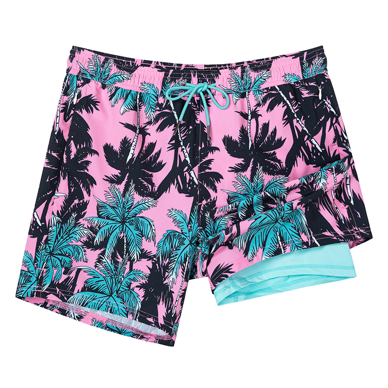 

Шорты пляжные мужские Foundation Green Coconut Grove SURFCUZ