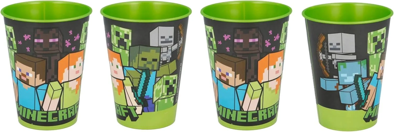 Детские кружки 260 мл: Incredibles, Spiderman, Batman, Thomas, Mickey, пластиковые, BPA Free, цвет Gamer Green Theonoi