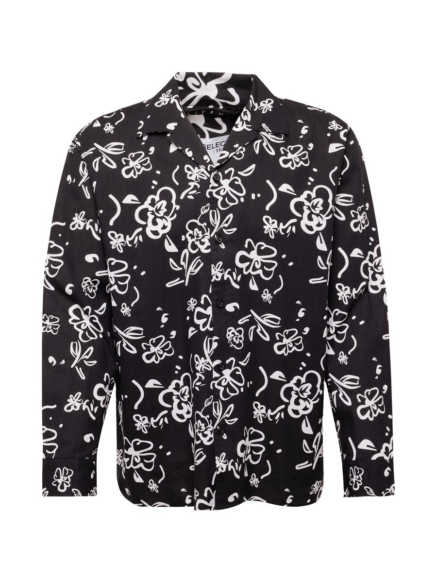 

Повседневная рубашка SELECTED HOMME Regular fit Button Up Shirt, черный