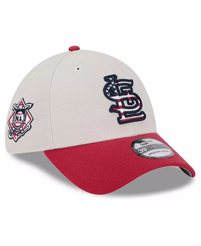 

Мужская красная кепка St. Louis Cardinals 2024 Fourth of July 39THIRTY Flex New Era