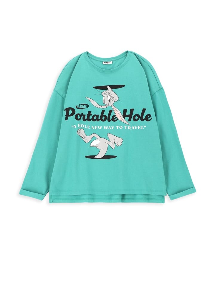 

Лонгслив MOKIDA T-shirt mit langen Ärmeln LOONEY TUNES, зеленый