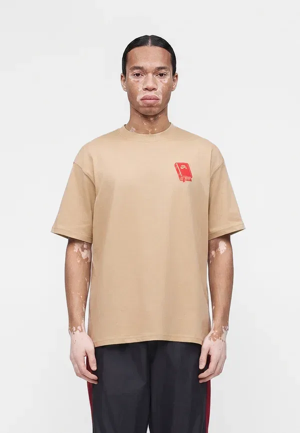Футболка Nike Sb Tee skate spots print, бежевый — фото 3