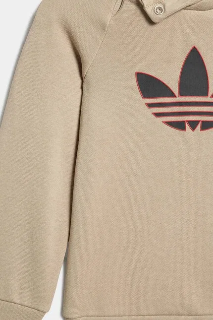 Костюм спортивный детский Adidas Originals, бежевый — фото 4