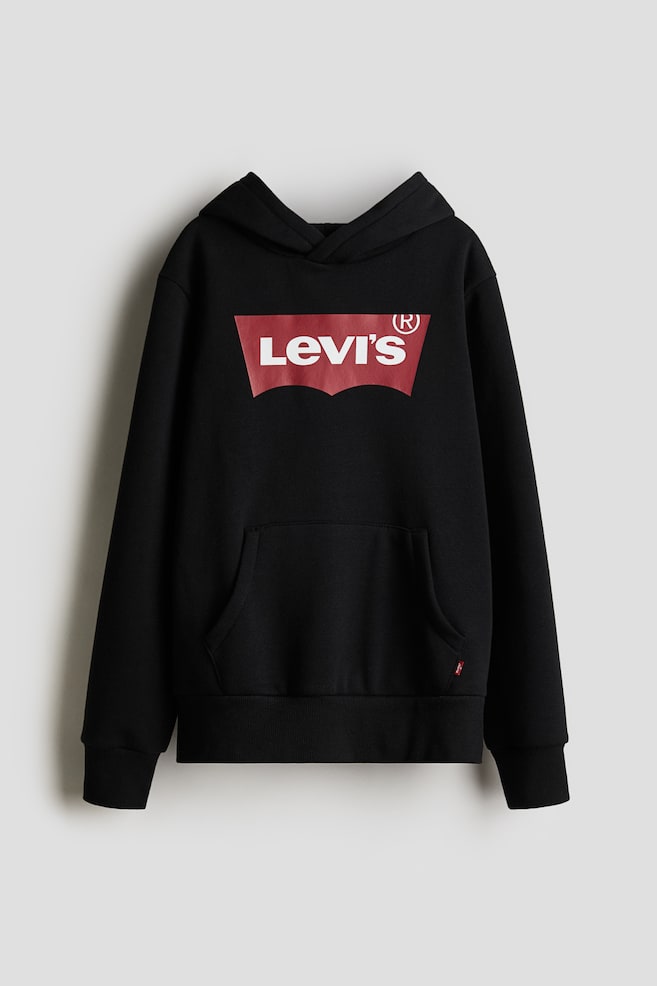 

Толстовка с капюшоном и принтом в виде крыла летучей мыши Levi'S, черный