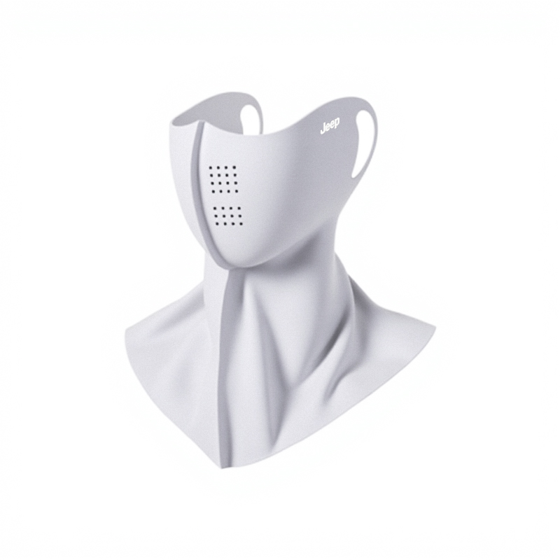 

Маска для защиты от солнца из полиэстера и эластана Unisex Jeep, серый