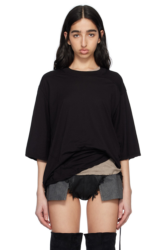 

Футболка с голливудским моржом Rick Owens Drkshdw, черный