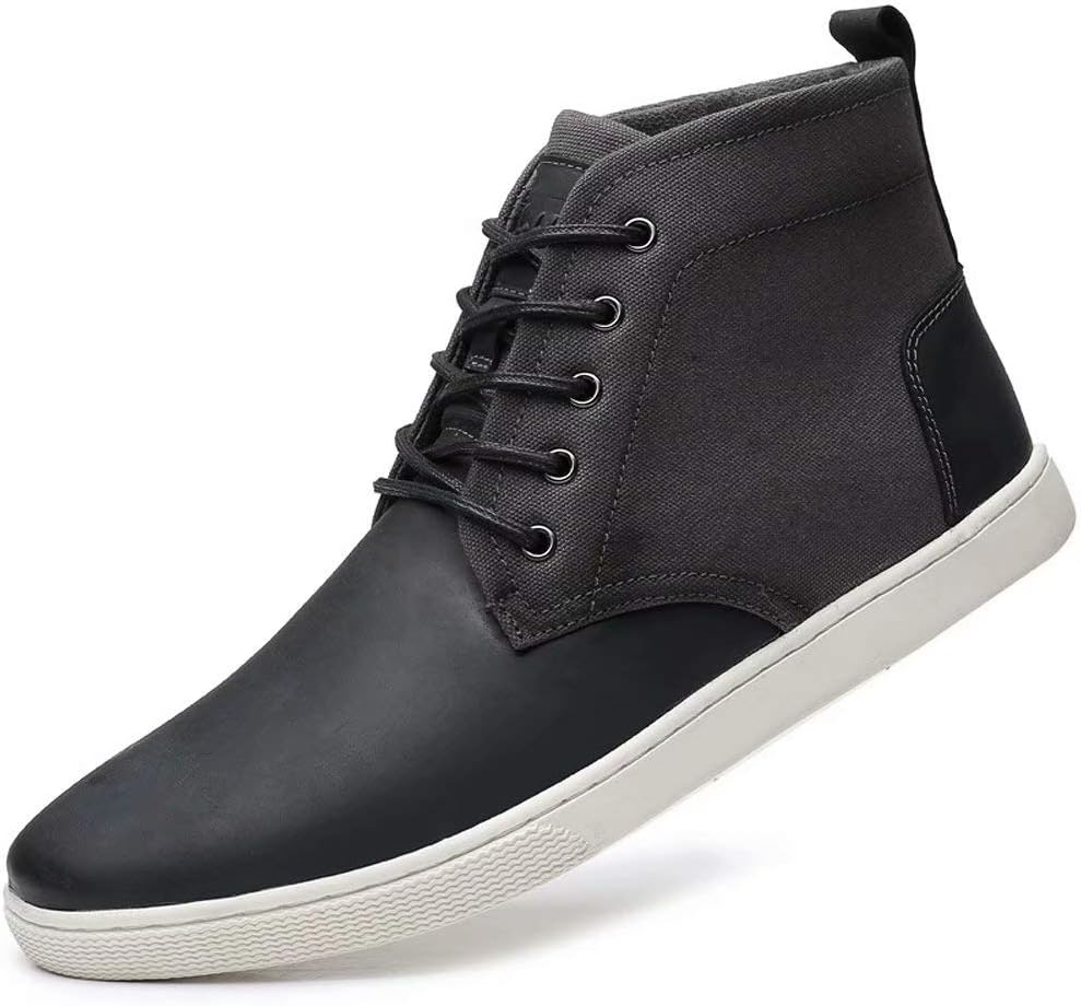 

Кроссовки Arkbird, повседневные, кожаные ботинки Чака на шнуровке для мужчин, серый