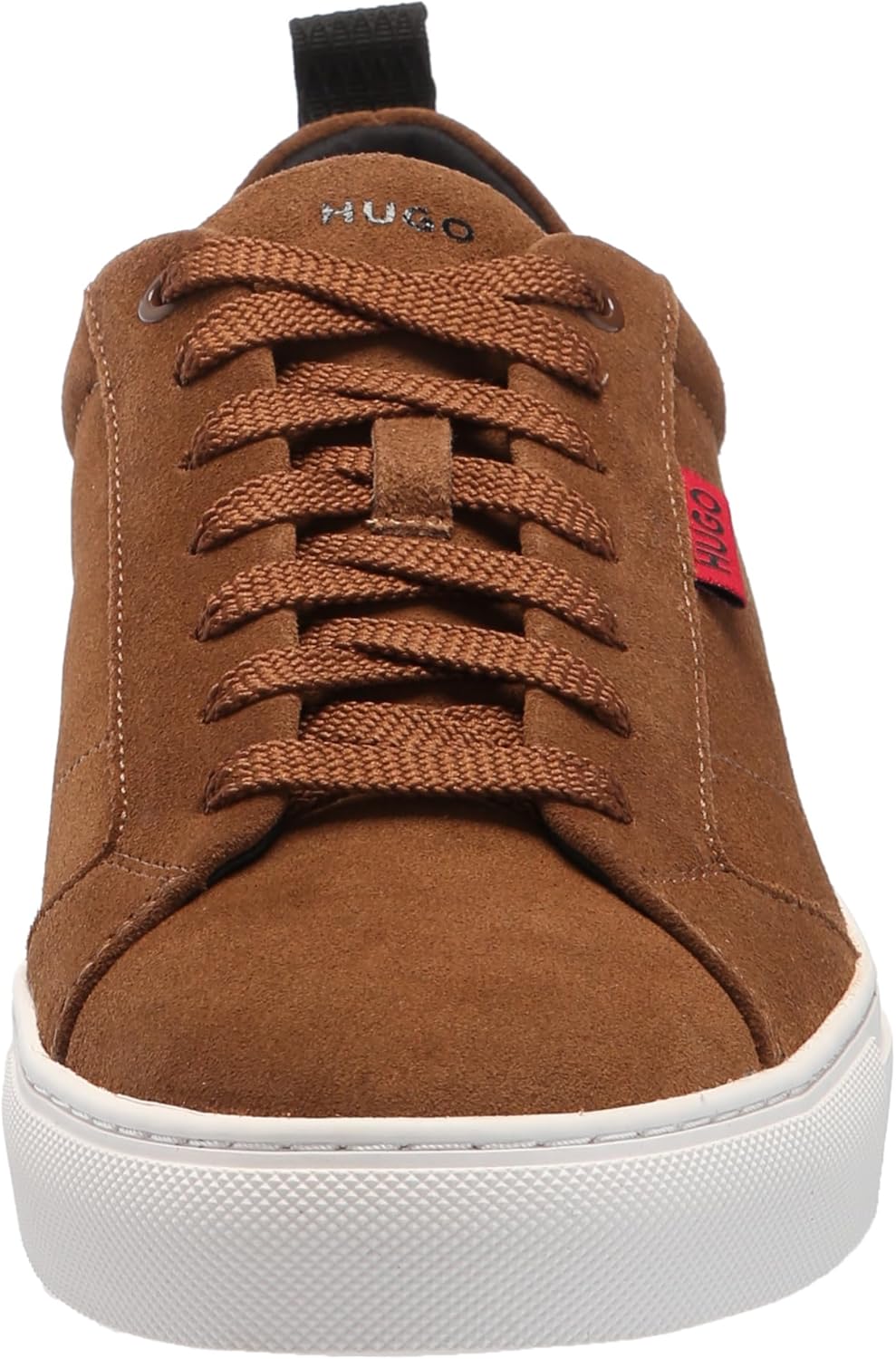 Кроссовки Hugo Mens Essential с замшевой подошвой Cupsole и низким верхом, коричневый — фото 2