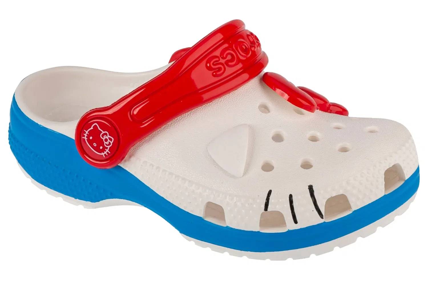 Тапочки для купания детские Crocs белый