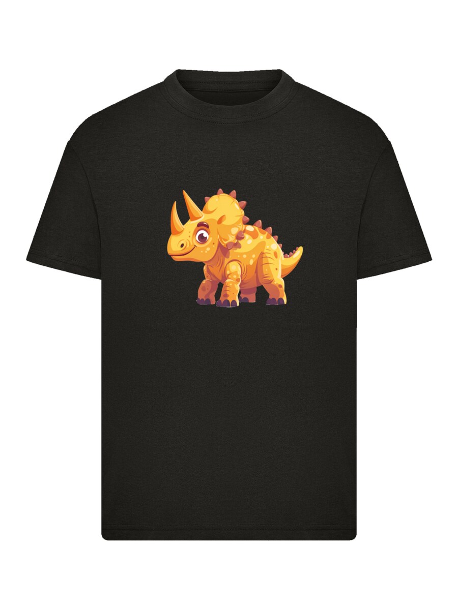 

Рубашка F4NT4STIC Süßer Triceratops Dinosaurier, черный