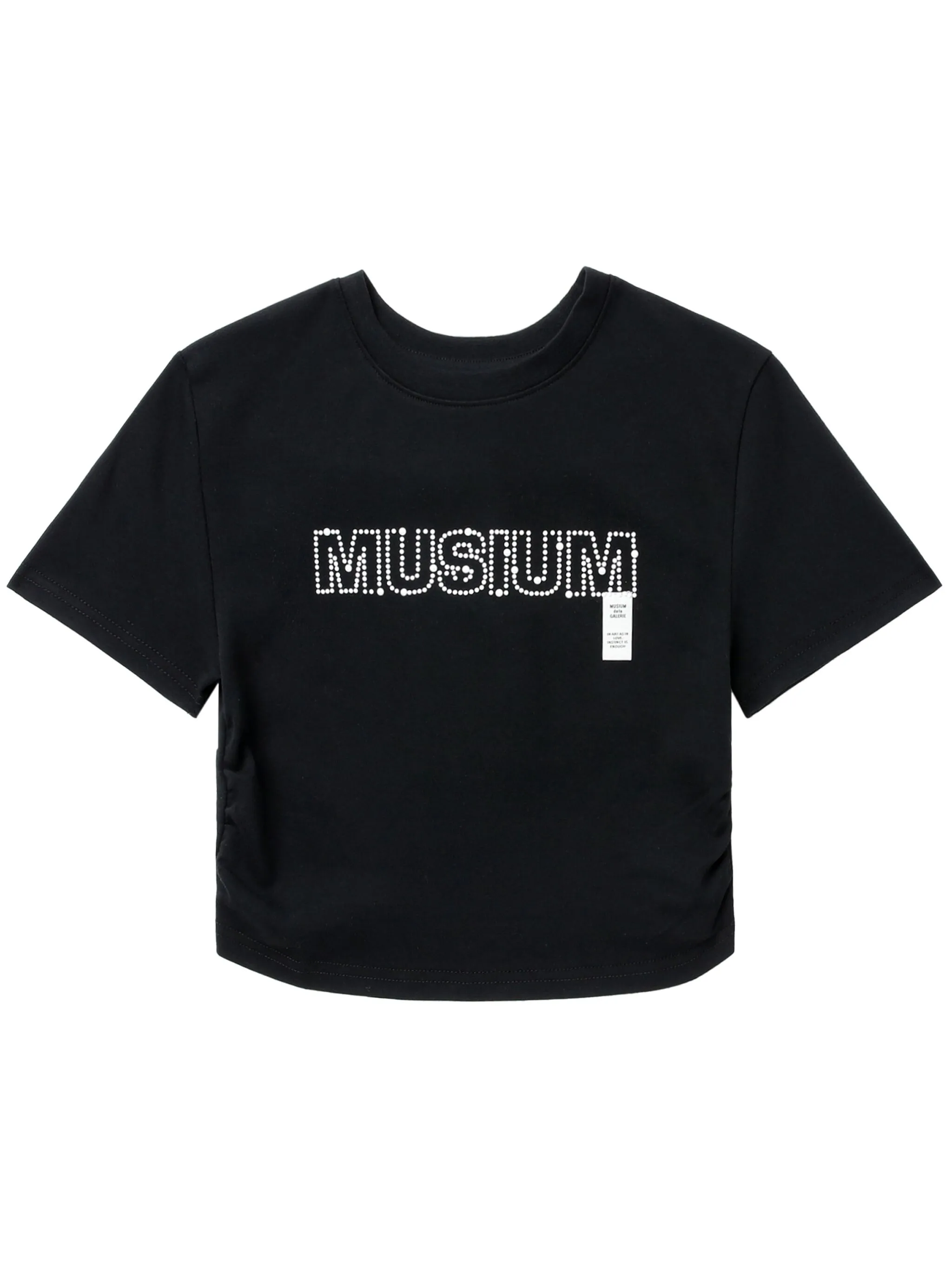 

Укороченная футболка с логотипом Musium Div., черный