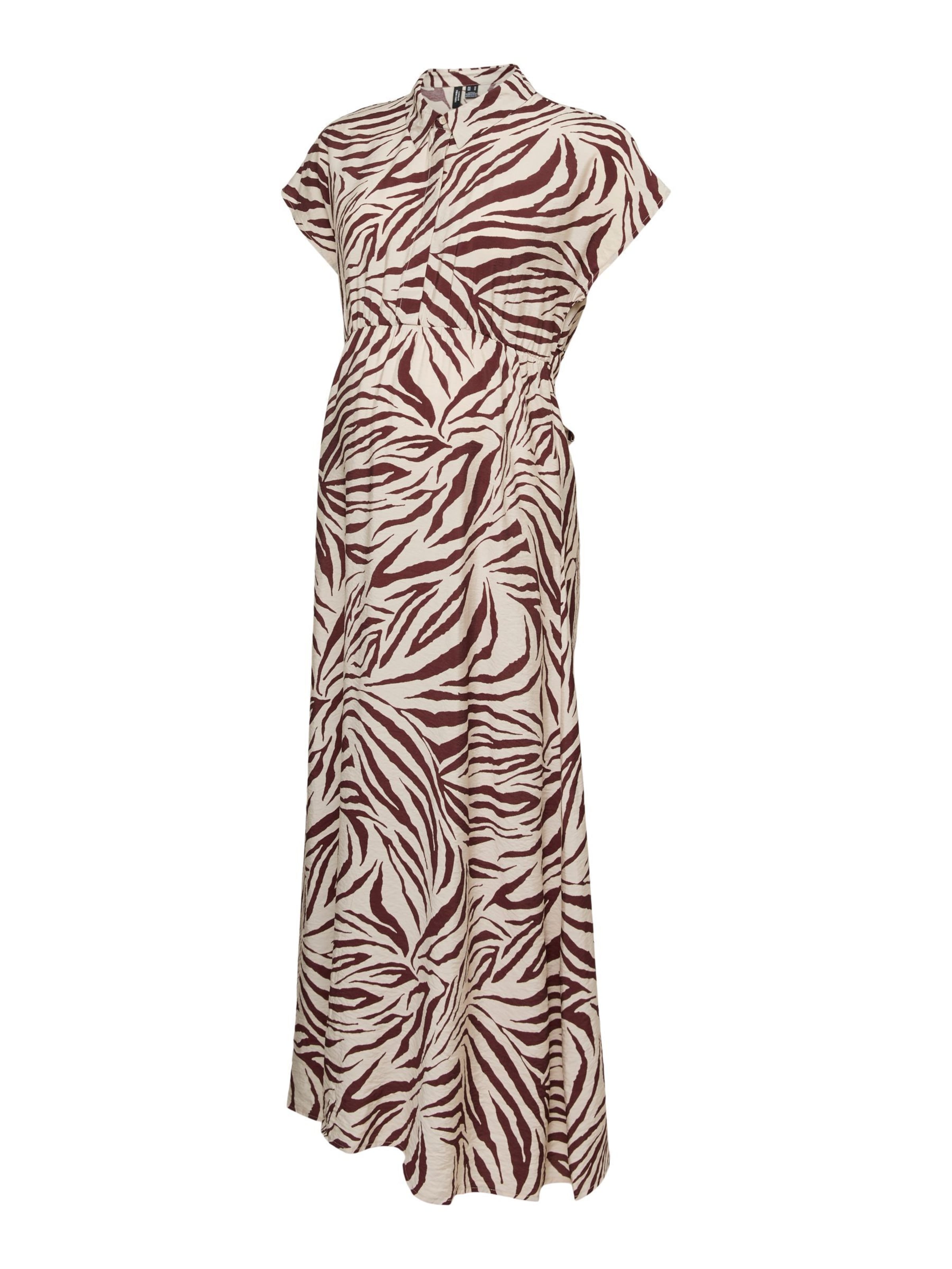 

Vero Moda Maternity Платье-рубашка 'VMMJosie' в бежевом цвете