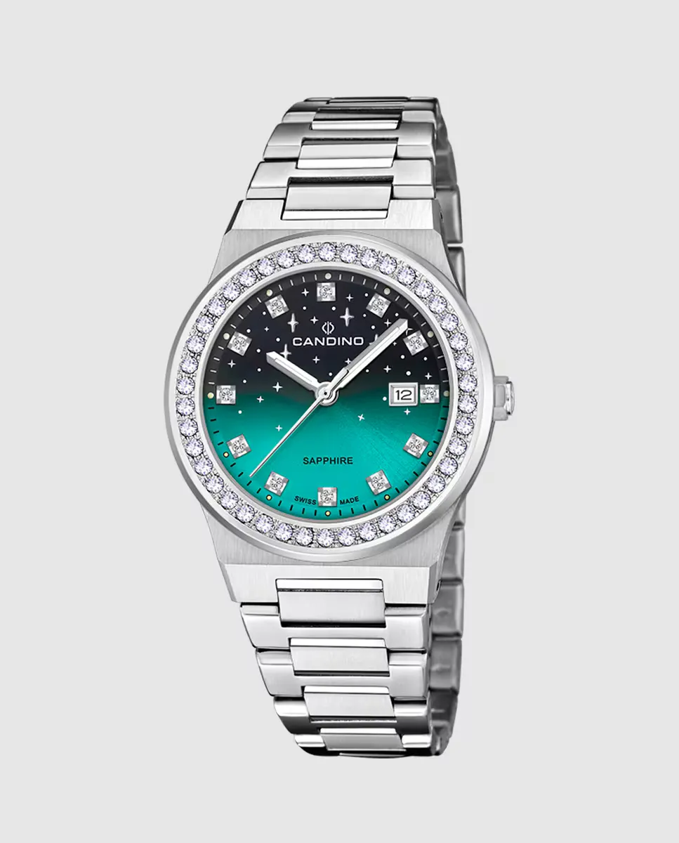 

C4749/2 Lady Elegance женские часы из серебряной стали Candino, серебряный