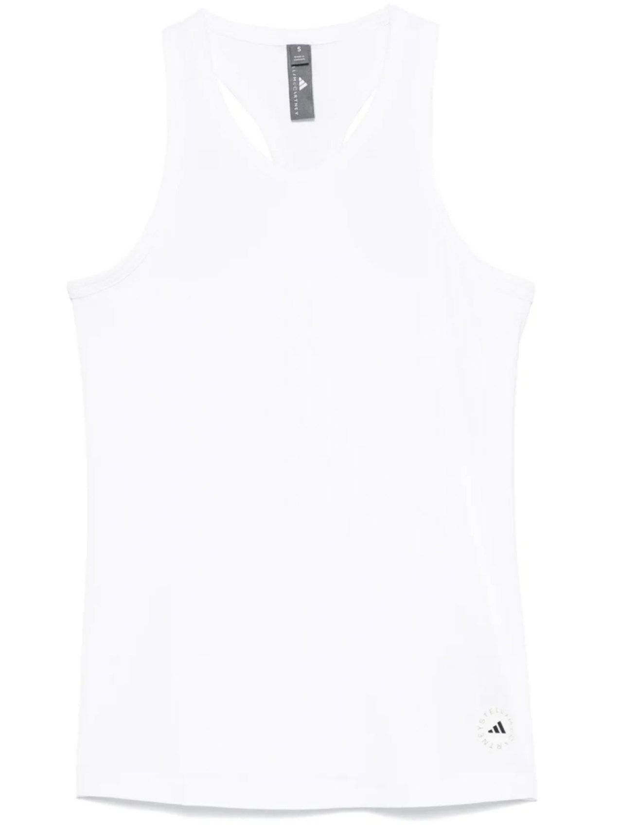 

Adidas by Stella McCartney топ в рубчик, белый