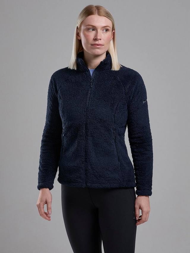

Женская флисовая куртка caldus с высоким ворсом Montane, цвет Eclipse Blue