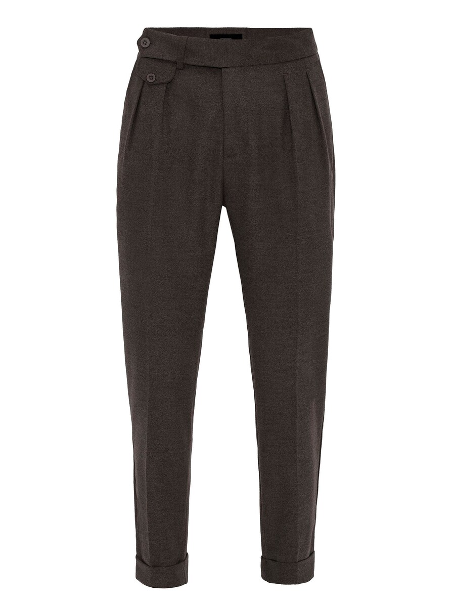 

Зауженные брюки в складку спереди Antioch Diedrich, коричневый