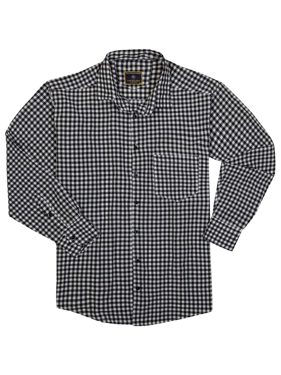 

Рубашка на пуговицах Comfort fit Lavecchia HLA17, черный