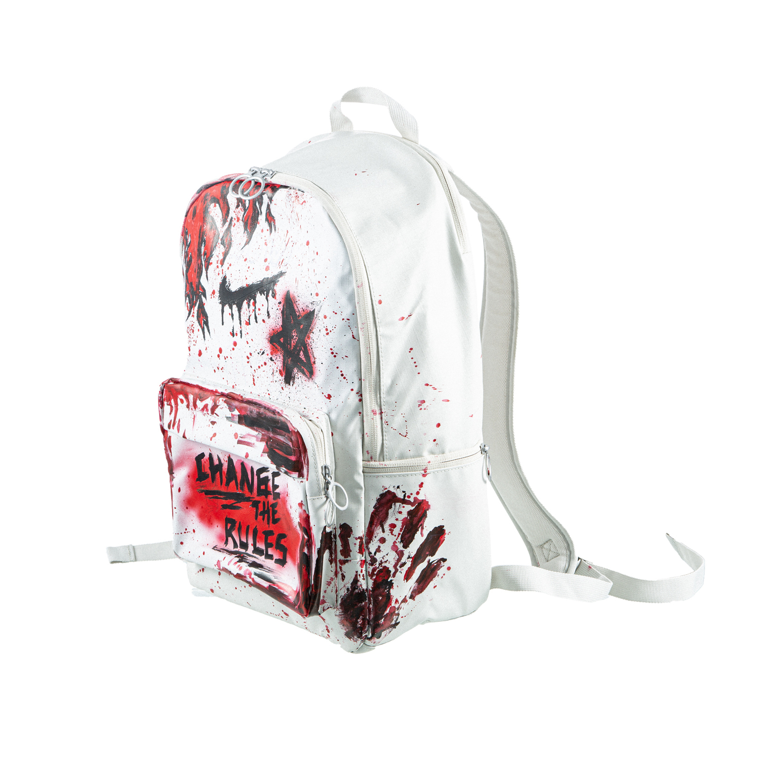 

Nike Рюкзак унисекс с ручной росписью граффити, Flame Star