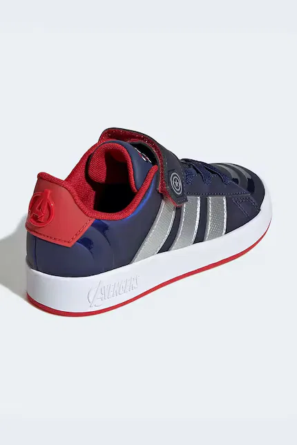 Кроссовки детские GRAND COURT CAPT AMERICA Adidas, синий — фото 3