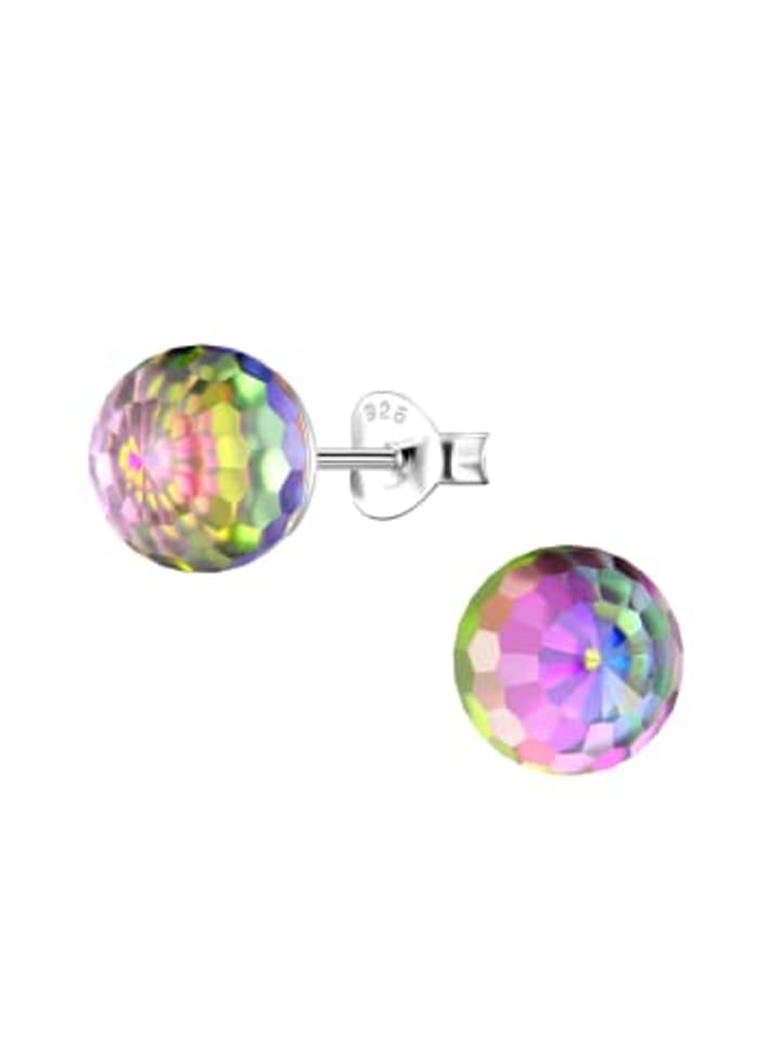 

Alexander York Серьги-гвоздики DISCO BALL 8 мм из серебра 925 пробы, комплект из 2 штук