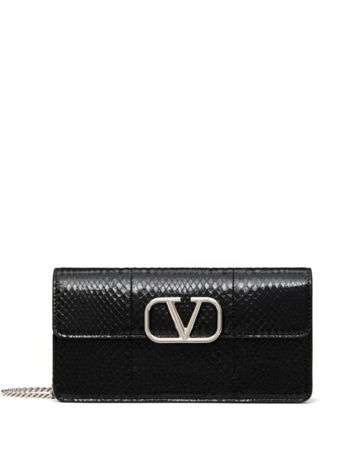

Valentino Garavani кошелек с цепочкой и логотипом VLogo Signature, черный