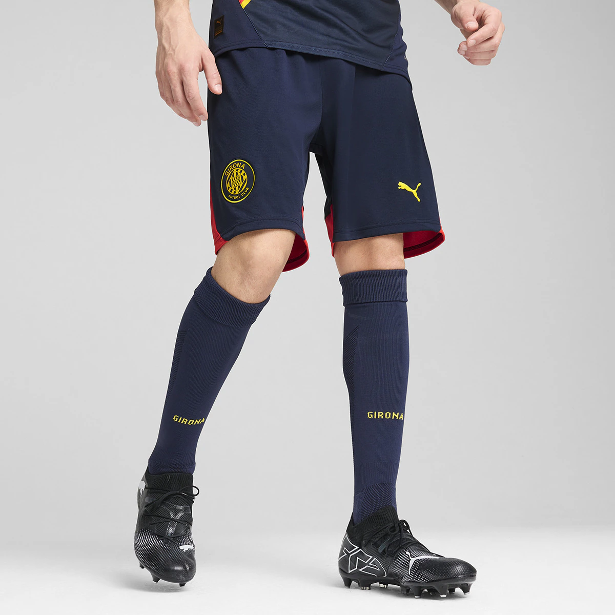 

Мужские шорты 2-й комплект Girona FC 2024-2025 Реплика Puma, тёмно-синий