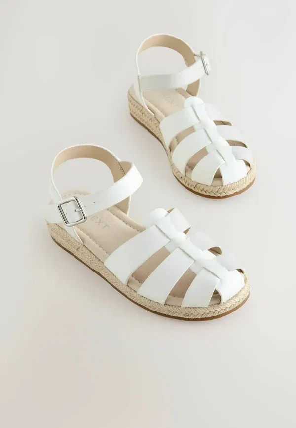 Сандалии Next Standard fit (f) fit wedge fisherman sandals, белый — фото 2