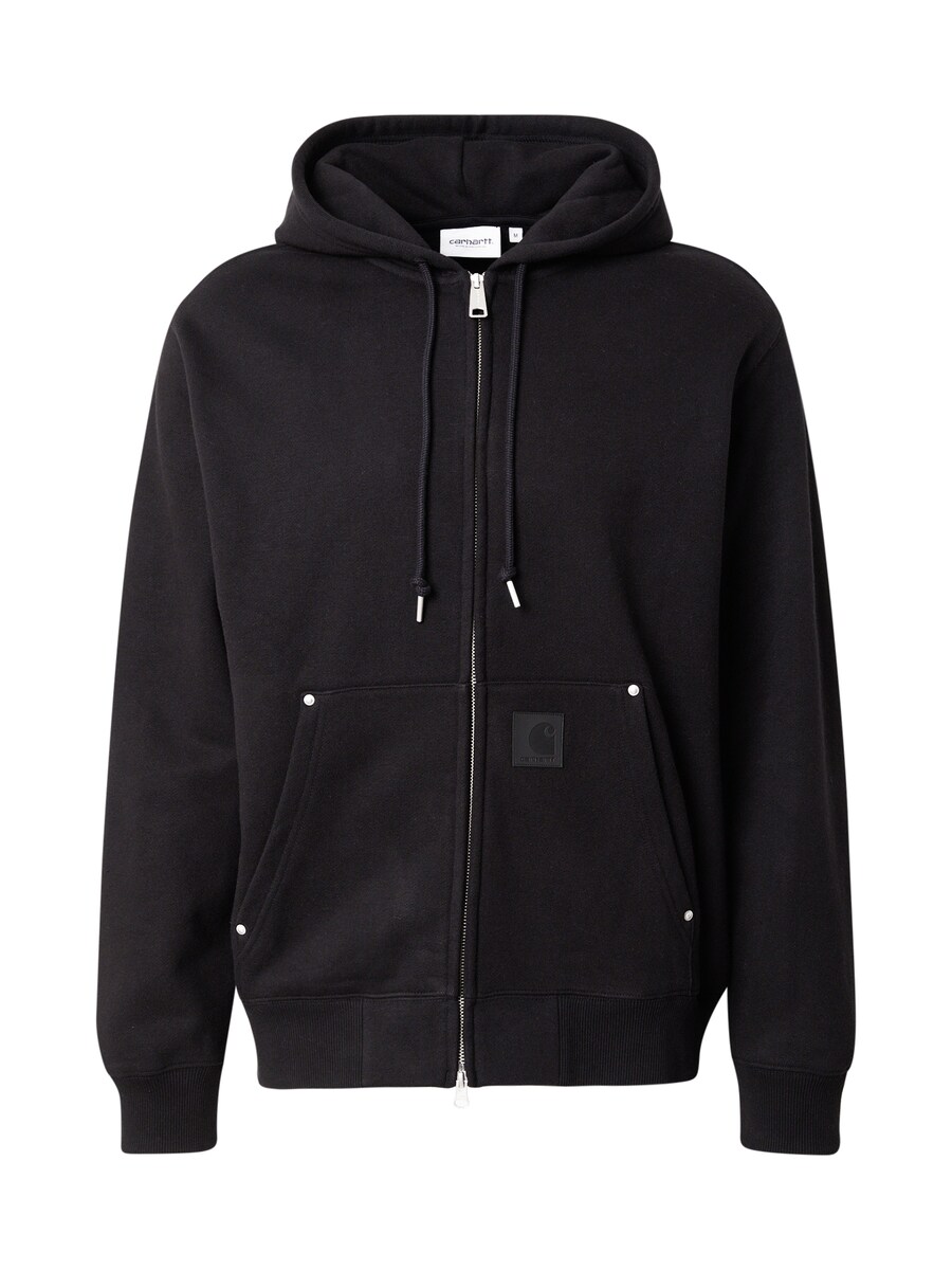 

Свитер с капюшоном на молнии Carhartt WIP Zip-Up Hoodie Eldon, черный