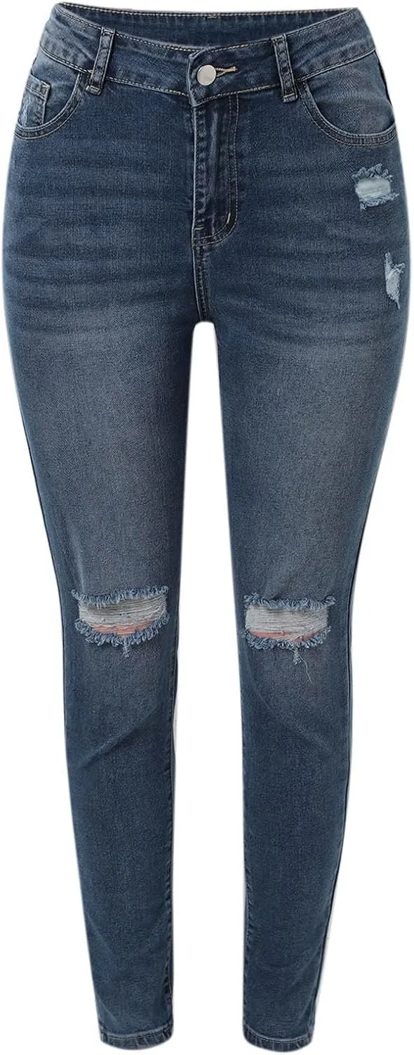 Женские джинсы Stretchy Skinny High Waist — фото 4