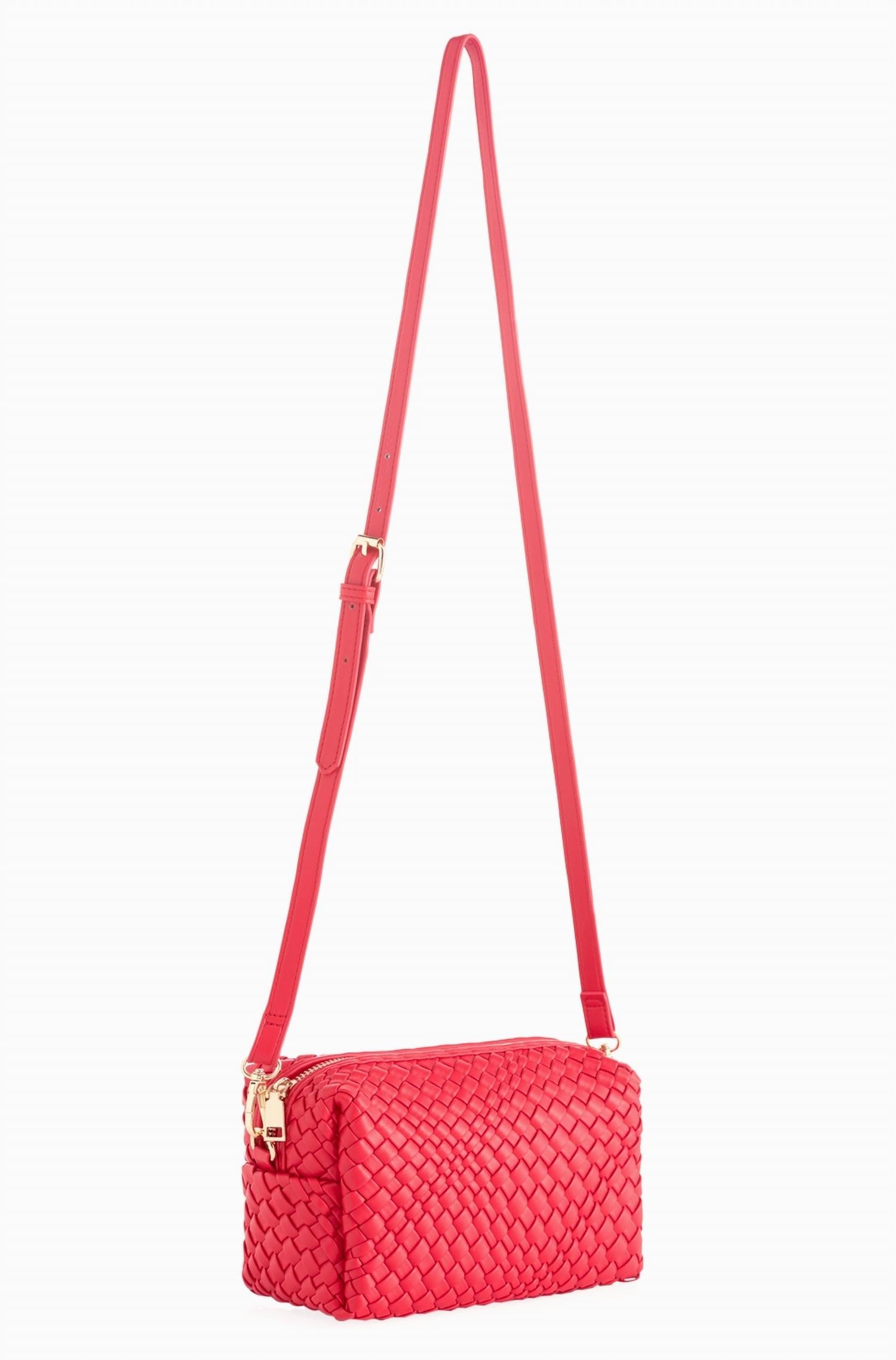 

Женская сумка Blythe Boxy через плечо в красном цвете Shiraleah