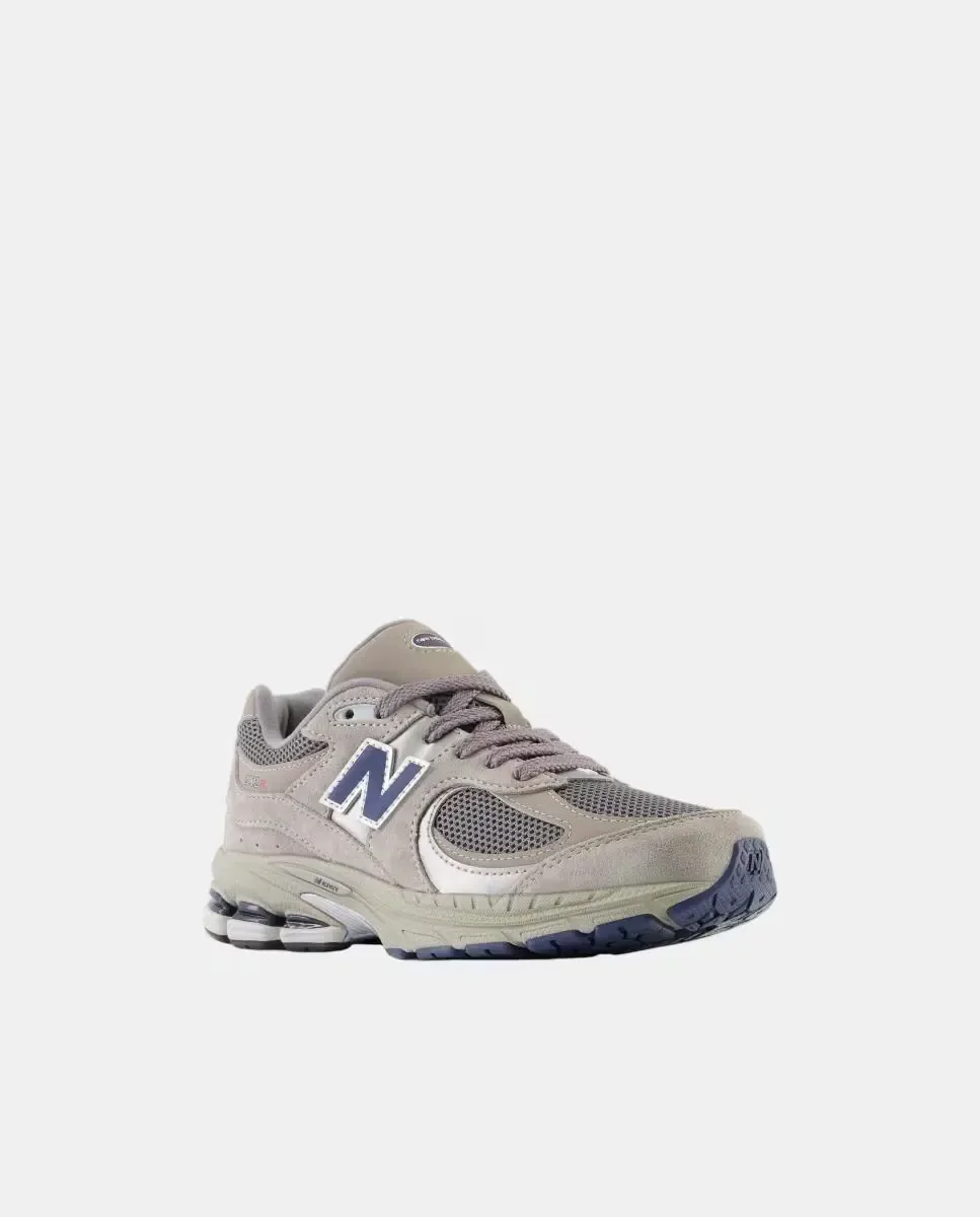 Детская повседневная обувь 2002 с шнурками New Balance, серый — фото 4