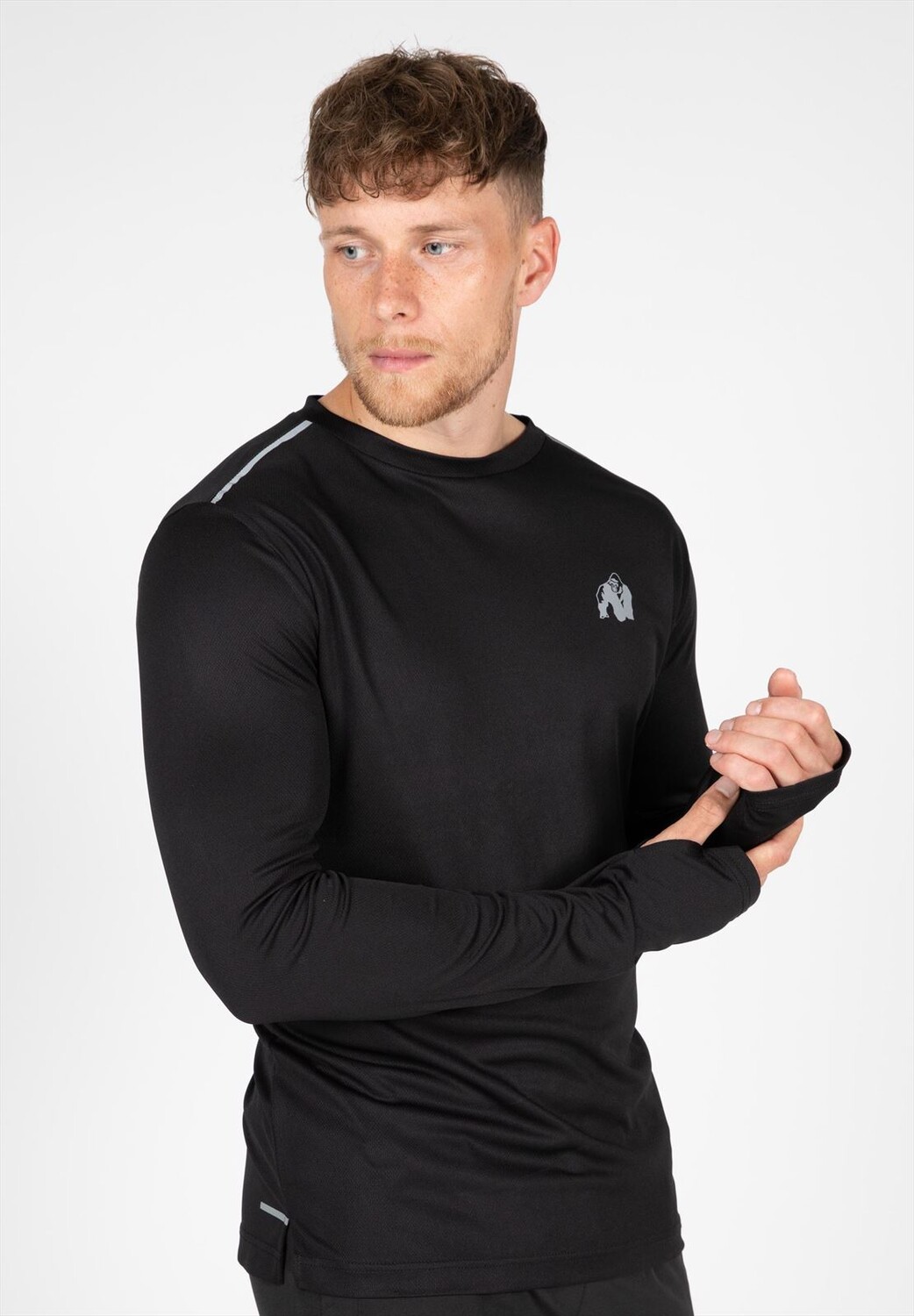 

Рубашка Gorilla Wear Lange Ärmel Washington Schwarz, длинные рукава - вашингтон - черный
