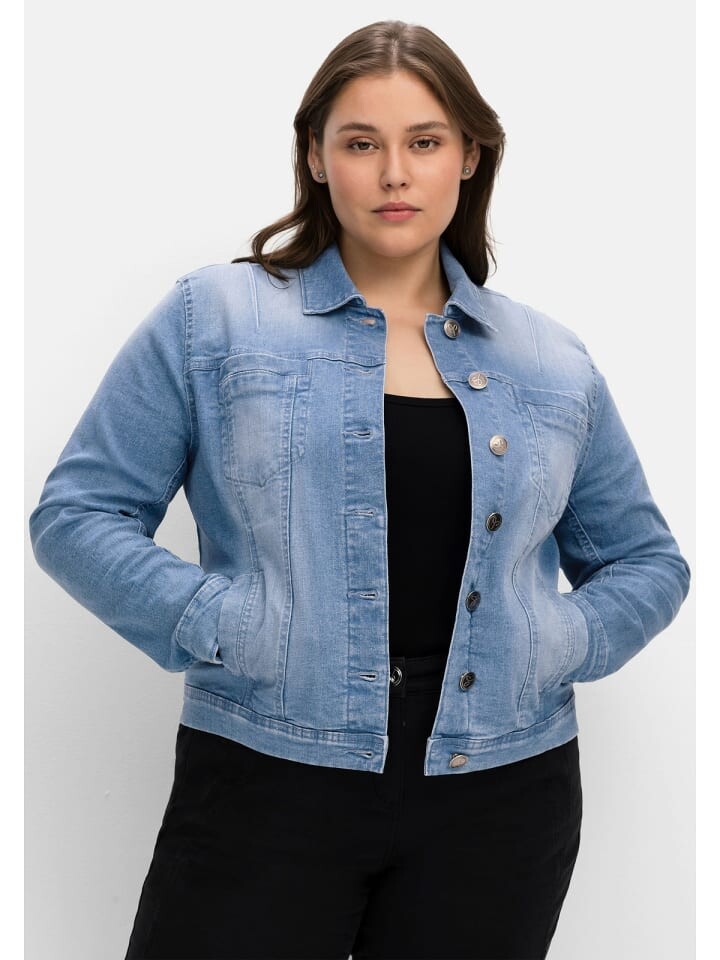 

Джинсовая куртка sheego, цвет light blue denim