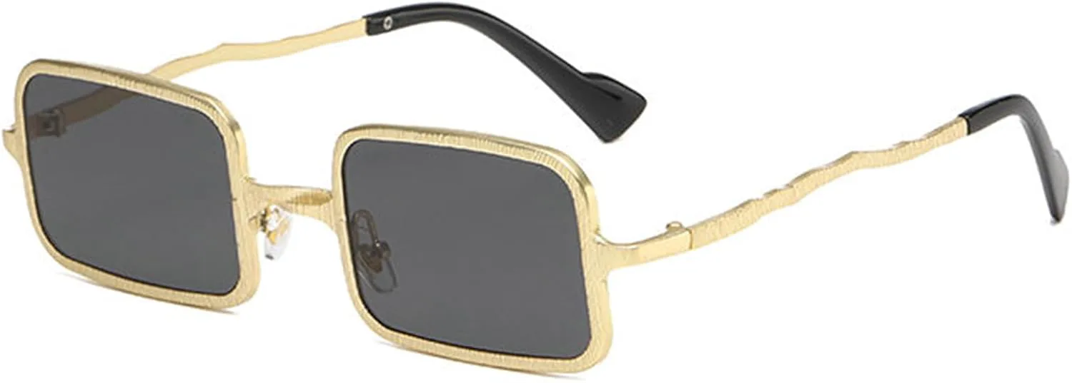 

Солнцезащитные очки Willochra прямоугольной формы в винтажном стиле с металлической оправой, женские, роскошные, сине-черные, мужские, квадратные, UV400, C5