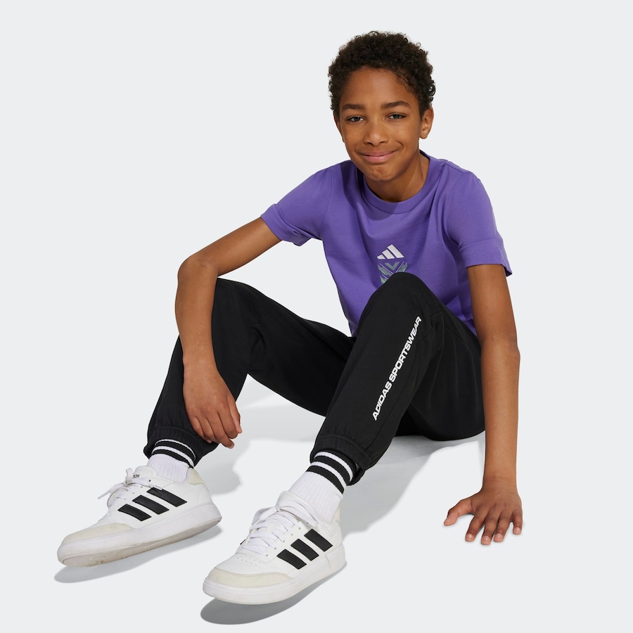 

Зауженные брюки ADIDAS SPORTSWEAR, черный