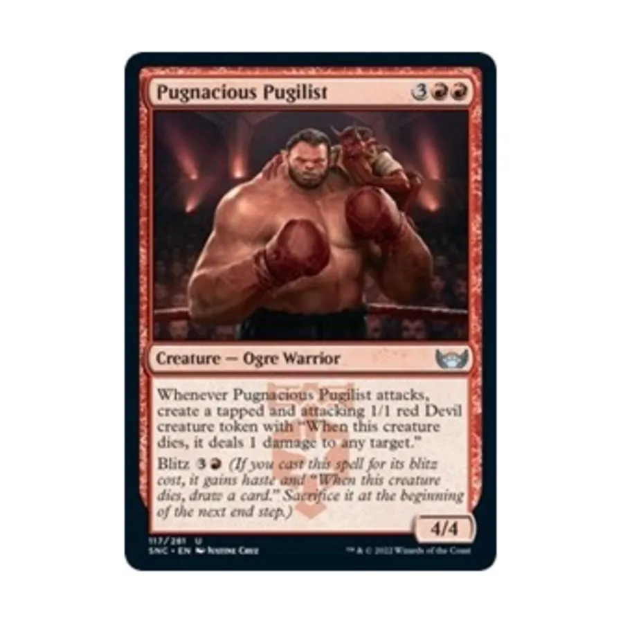 

CCG Драчливый боксёр (U), MTG - Streets of New Capenna