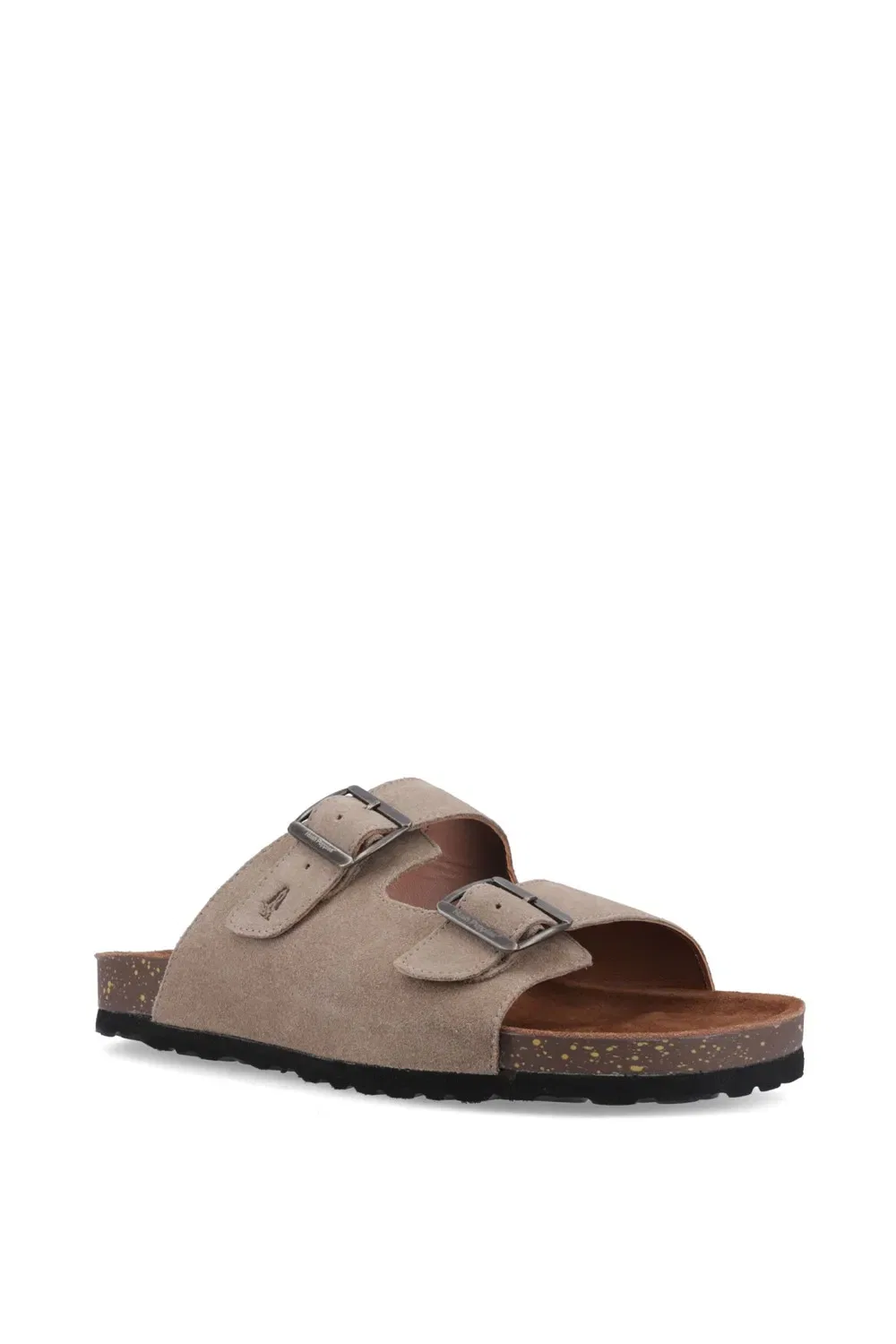 Мужские мюли Hush Puppies Nash Slider с пробковой стелькой, серо-коричневый