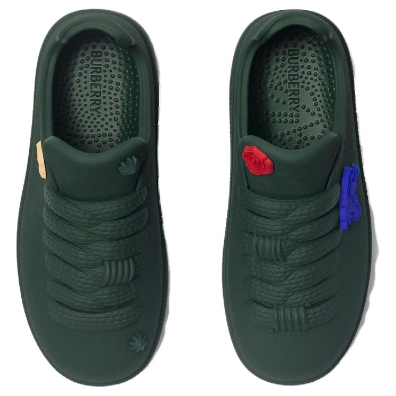 Бирюзовые женские кеды Bubble Low Top для скейтбординга Burberry — фото 4